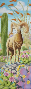 Banner 21<br>Southwest Bighorn Sheep<br>By Tish Wynne