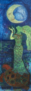 Banner 37<br>Mermaid and the Moon<br>Donna Butnik